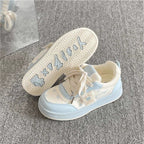 Damen Sportliche Sneaker mit niedlichem Tiermotiv und elastischen Schnürsenkeln