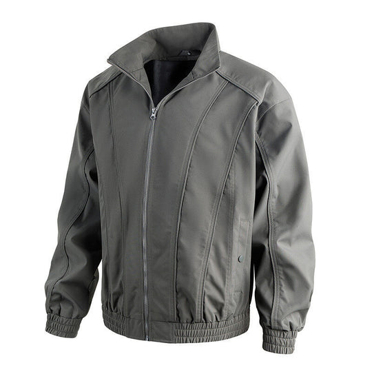 Herren Freizeitjacke mit hochschließendem Kragen und elastischem Bund R&B
