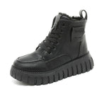 Damen stilvolle Winterstiefel mit elegantem Kunstfell und rutschfester Sohle R&B