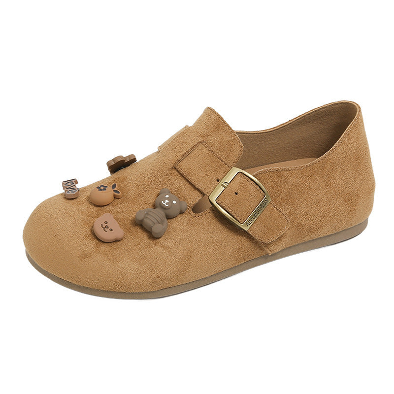 Damen Clogs mit süßem Tiermuster und modischem Verstellriemen R&B