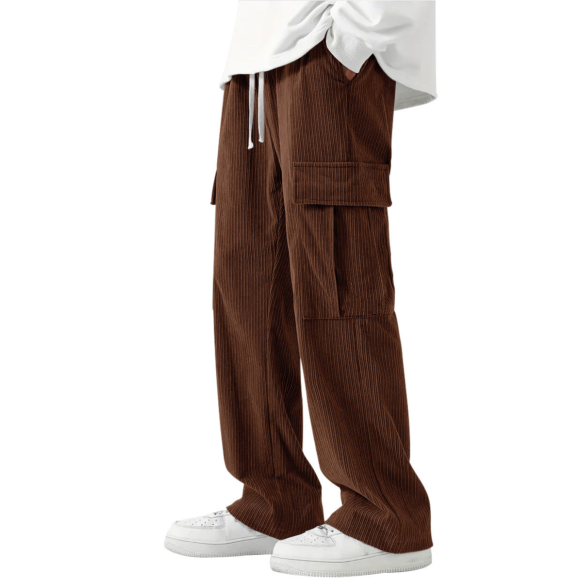 Herren Kord Cargo-Hose R&B