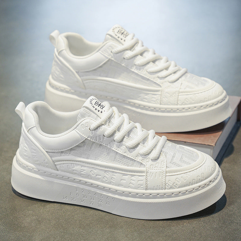Damen Chunky Sneaker mit atmungsaktiver Mesh-Oberfläche und stabiler Sohle R&B