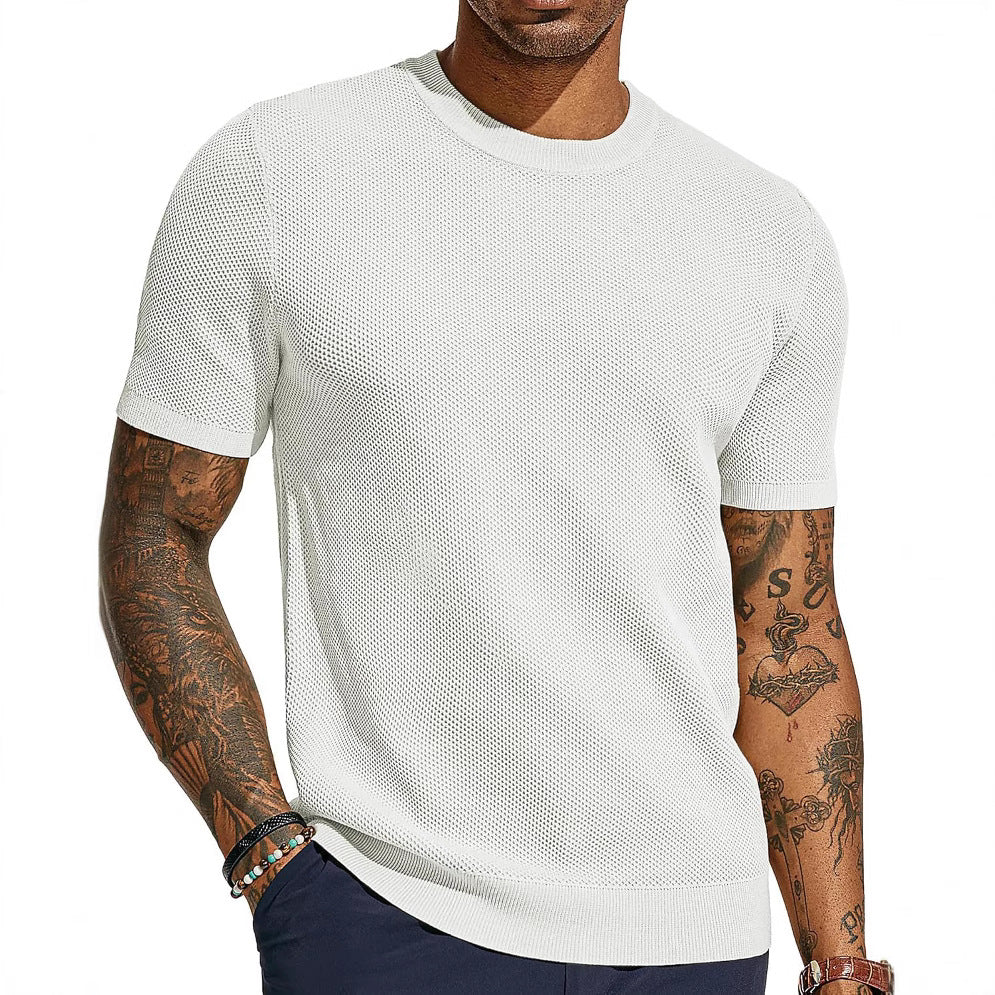 Herren atmungsaktives Netz-T-Shirt R&B