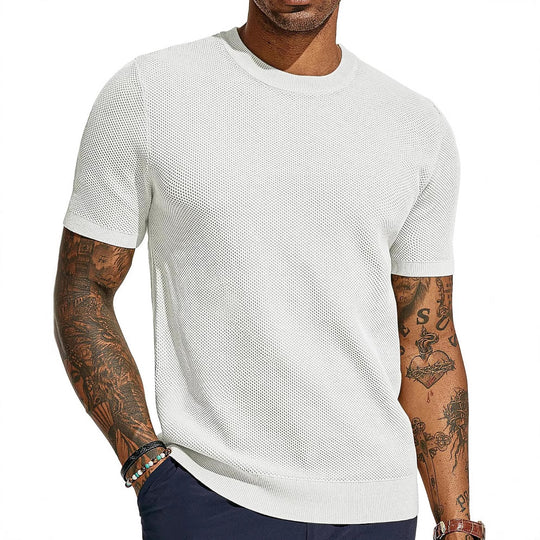 Herren atmungsaktives Netz-T-Shirt R&B