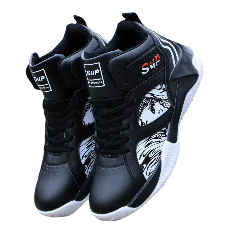 Damen Sportliche Basketball-Sneaker mit stylishem Grafikdesign R&B