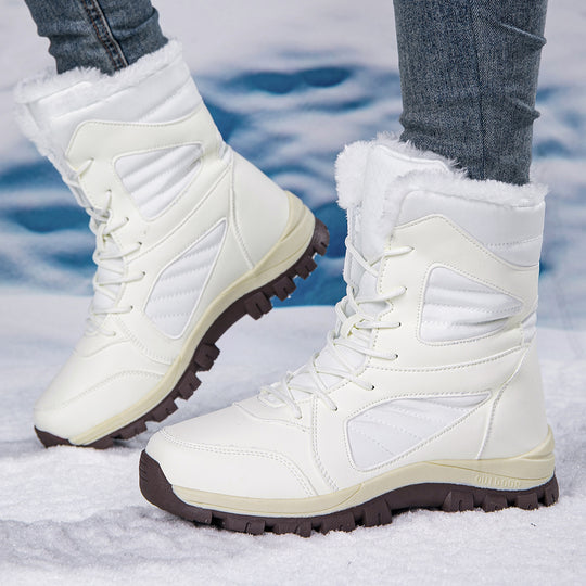 Damen Winterstiefel mit isolierendem Innenfutter und rutschfester Profilsohle R&B