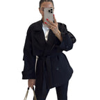 Damen Modischer Oversize-Trenchcoat R&B