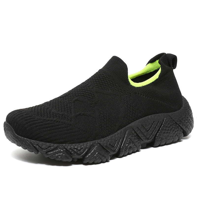 Damen Strick-Sneaker mit rutschfester Sohle und atmungsaktiver Passform R&B