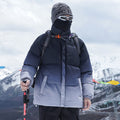 Herren Isolierte Outdoor-Steppjacke mit hohem Kragen und praktischem Reißverschluss
