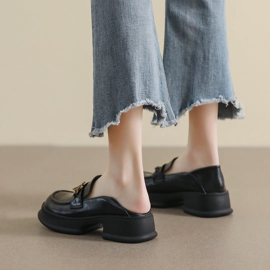 Damen Mokassin-Schuhe mit trendigem Herz-Akzent und massiver Sohle R&B