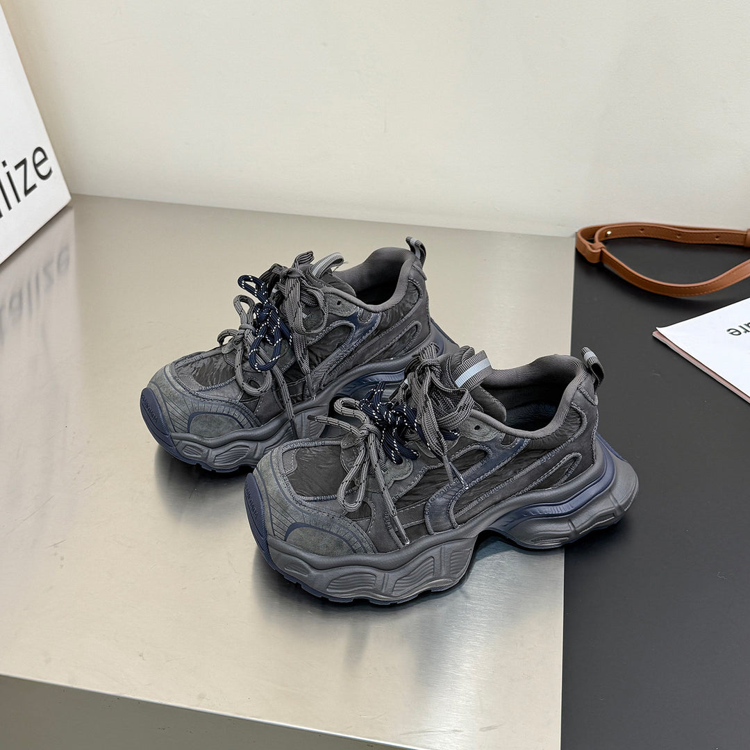 Damen Sportliche Chunky Sneakers mit atmungsaktiver Mesh-Oberfläche R&B