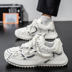 Damen Sportliche Straßen-Sneaker mit atmungsaktiver Mesh-Oberfläche und rutschfester Sohle R&B