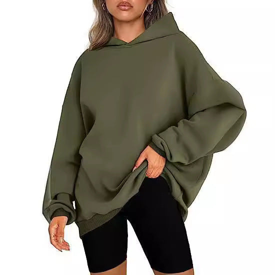 Damen Oversized Hoodie mit lässigem Schnitt und Kapuze
