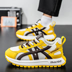 Damen Sportliche Sneakers mit atmungsaktiver Mesh-Oberfläche und rutschfester Sohle R&B