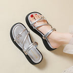 Damen Plateau-Sandalen mit elegantem Schmetterlingsdesign R&B