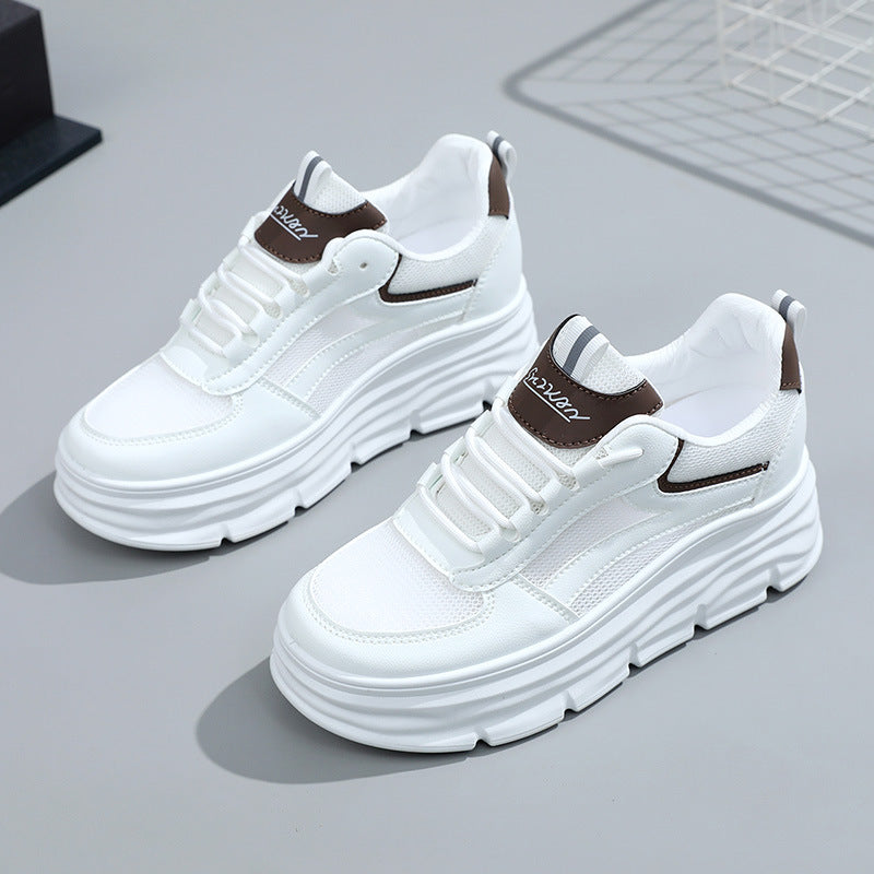 Damen Chunky Sneakers mit dämpfender Sohle und atmungsaktiver Oberflächenstruktur R&B