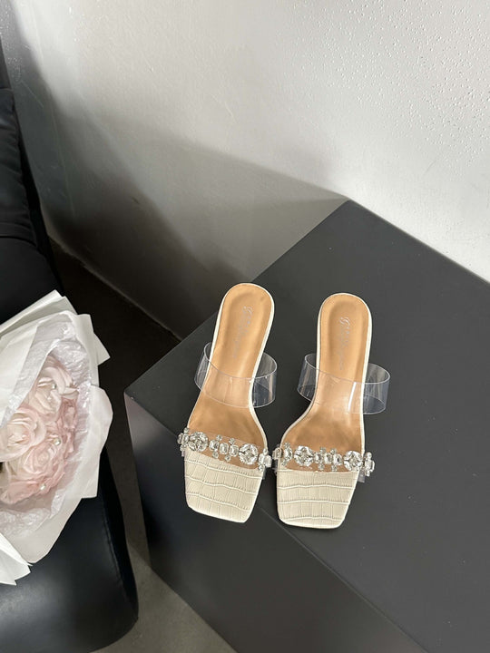 Damen Glamouröse Sandalen mit funkelnden Akzenten R&B