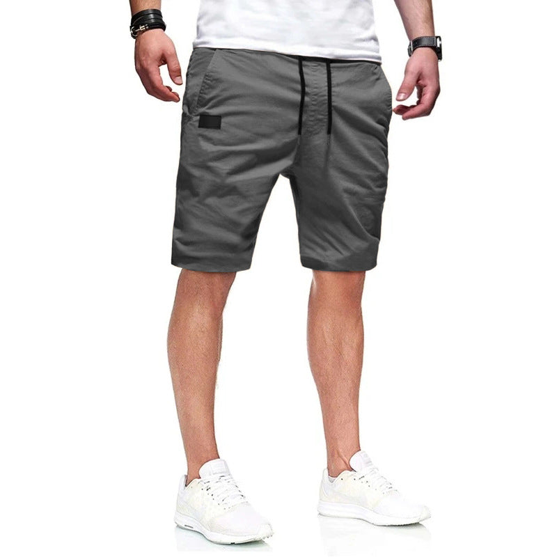 Herren sportliche Shorts mit seitlichen Taschen