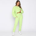 Damen bequeme Sweatshirt und Jogginghose Freizeitanzug