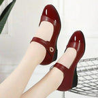 Damen Ballerinas mit modischem Riemen und eleganter Schuhspitze R&B