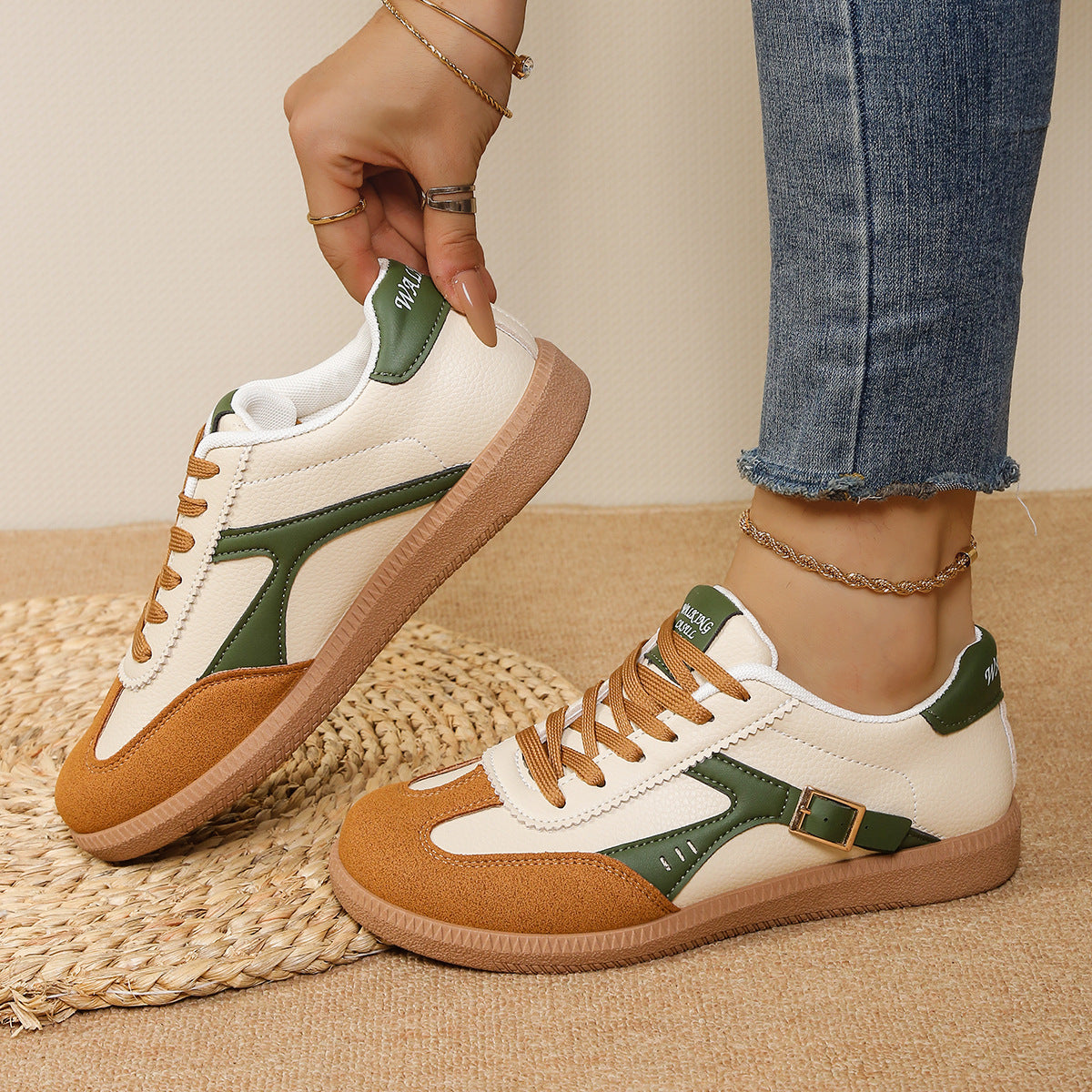 Damen Sportliche Sneakers im Casual-Look mit komfortabler Sohle R&B