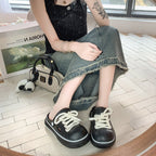 Damen modische Freizeitsneaker mit strapazierfähiger Sohle und einzigartigem Schnürsystem R&B