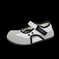 Damen bequeme Freizeitschuhe mit praktischem Klettverschluss und atmungsaktiver Oberflächenstruktur R&B