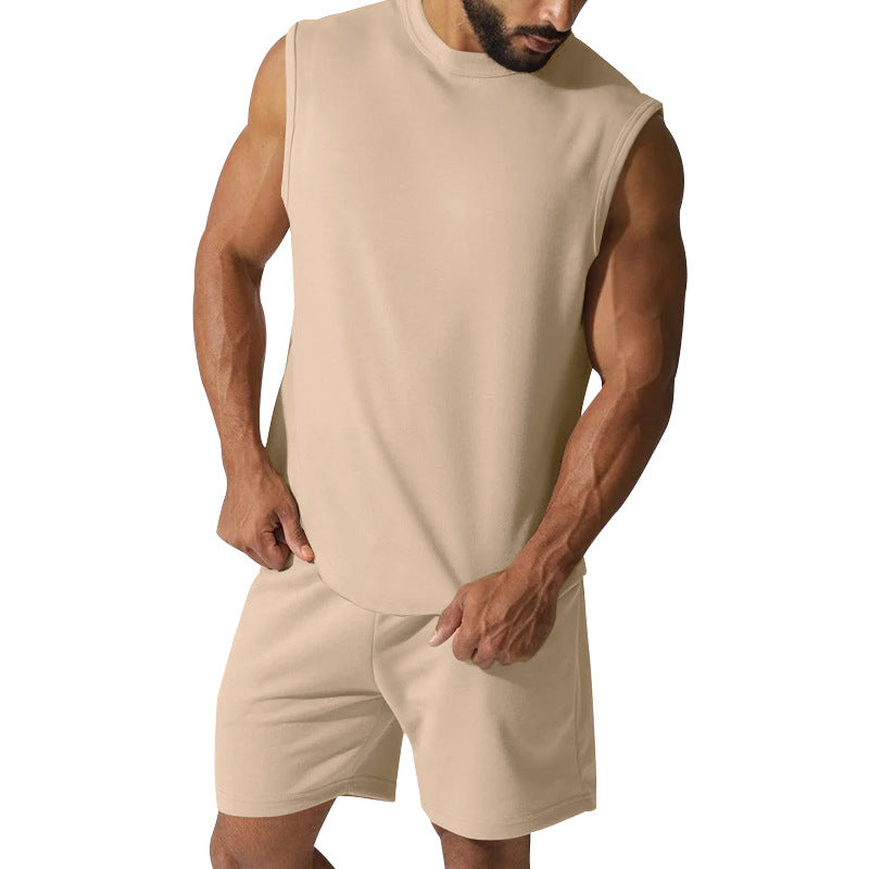Herren sportliches Kurzarm-Set aus atmungsaktivem Material R&B