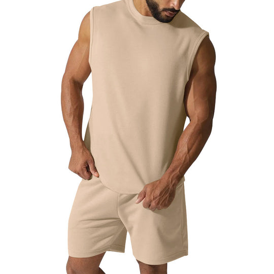 Herren sportliches Kurzarm-Set aus atmungsaktivem Material R&B