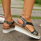 Damen Plateau Sandalen R&B