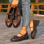 Damen Ballerinas im R&Brnen Leo-Design R&B
