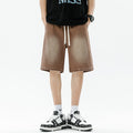 Herren Denim-Shorts mit lässigem Farbverlauf R&B