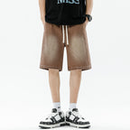 Herren Denim-Shorts mit lässigem Farbverlauf R&B