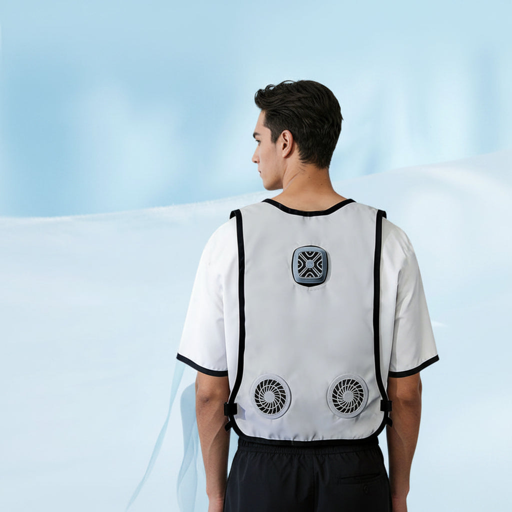 Unisex nan leichte Kühlweste mit integrierten Ventilatoren und USB-Anschluss R&B