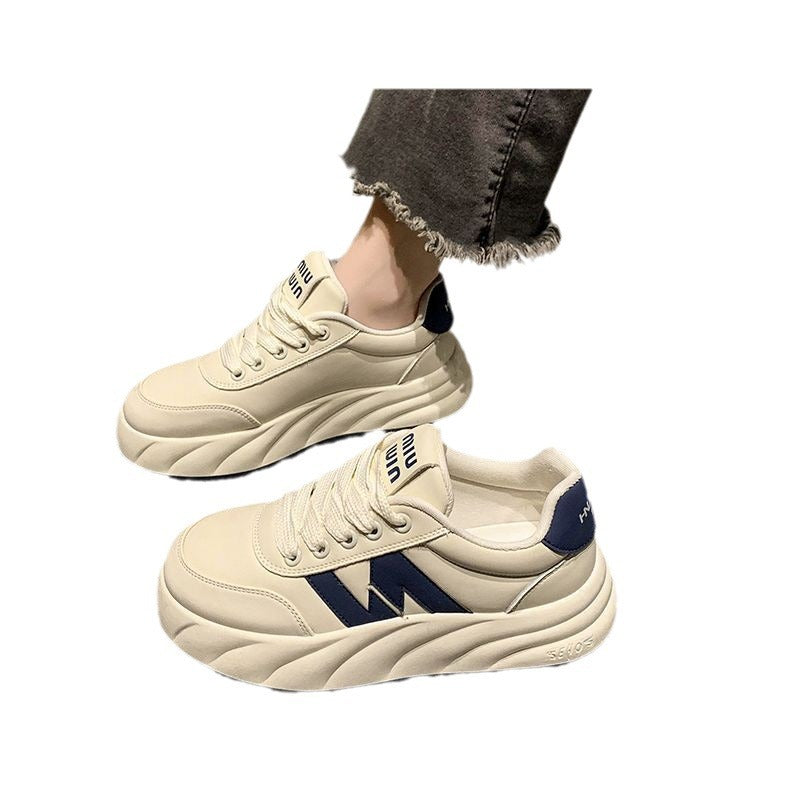 Damen modische Sneaker mit einzigartiger Sohlenstruktur und atmungsaktivem Obermaterial