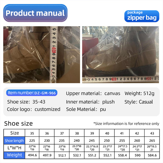 Damen Warm gefütterte Winterstiefel mit verstellbarem Riemen R&B