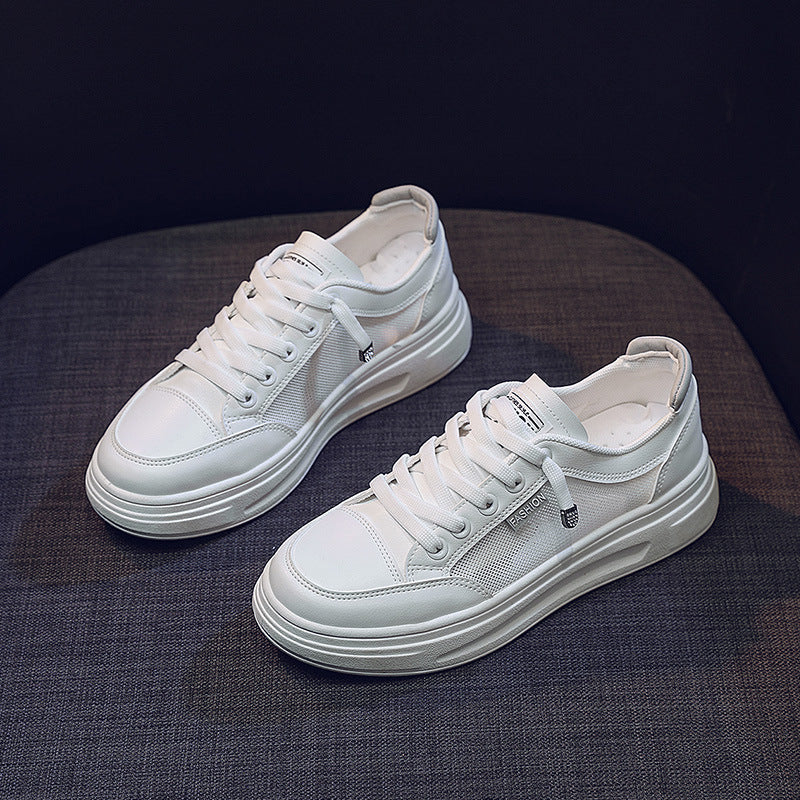 Damen modische Freizeitsneaker mit atmungsaktiver Mesh-Oberfläche und stoßdämpfendem Sohlenprofil R&B