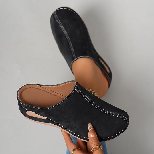 Damen Mules mit ergonomischem Fußbett und modischem Schnitt R&B