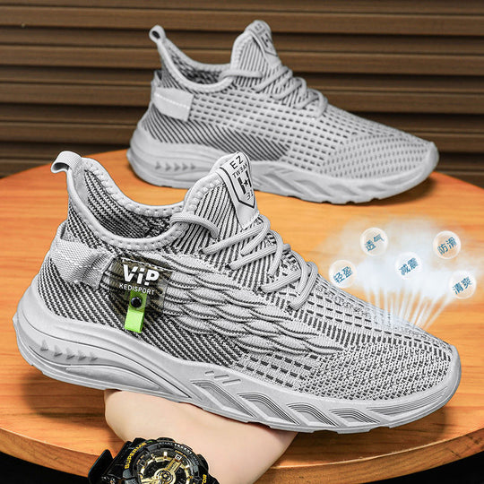 Damen Sportliche Mesh-Laufschuhe mit atmungsaktiver Oberflächenstruktur R&B