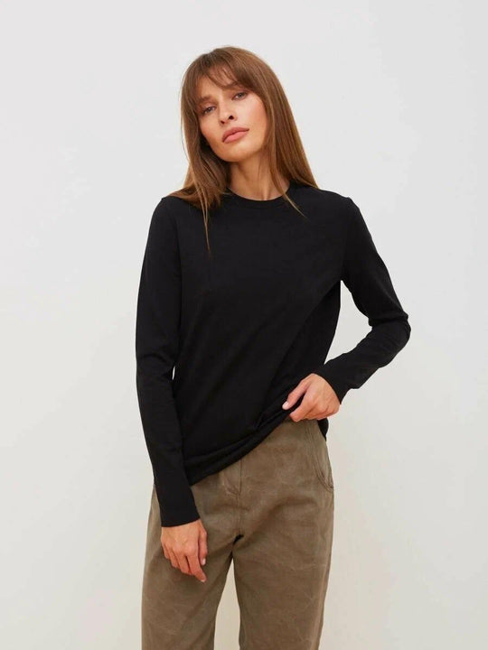 Damen Langarmshirt mit modernem Schnitt und figurfreundlicher Passform R&B