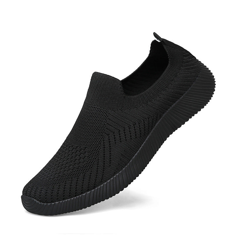Damen Atembare Slip-On Sneakers mit elastischem Obermaterial