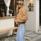 Damen Übergangsjacke im aufregendem Oversized-Design mit eleganten Details R&B