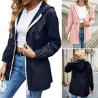 Damen leichte Übergangsjacke mit verstellbarem Tunnelzug R&B