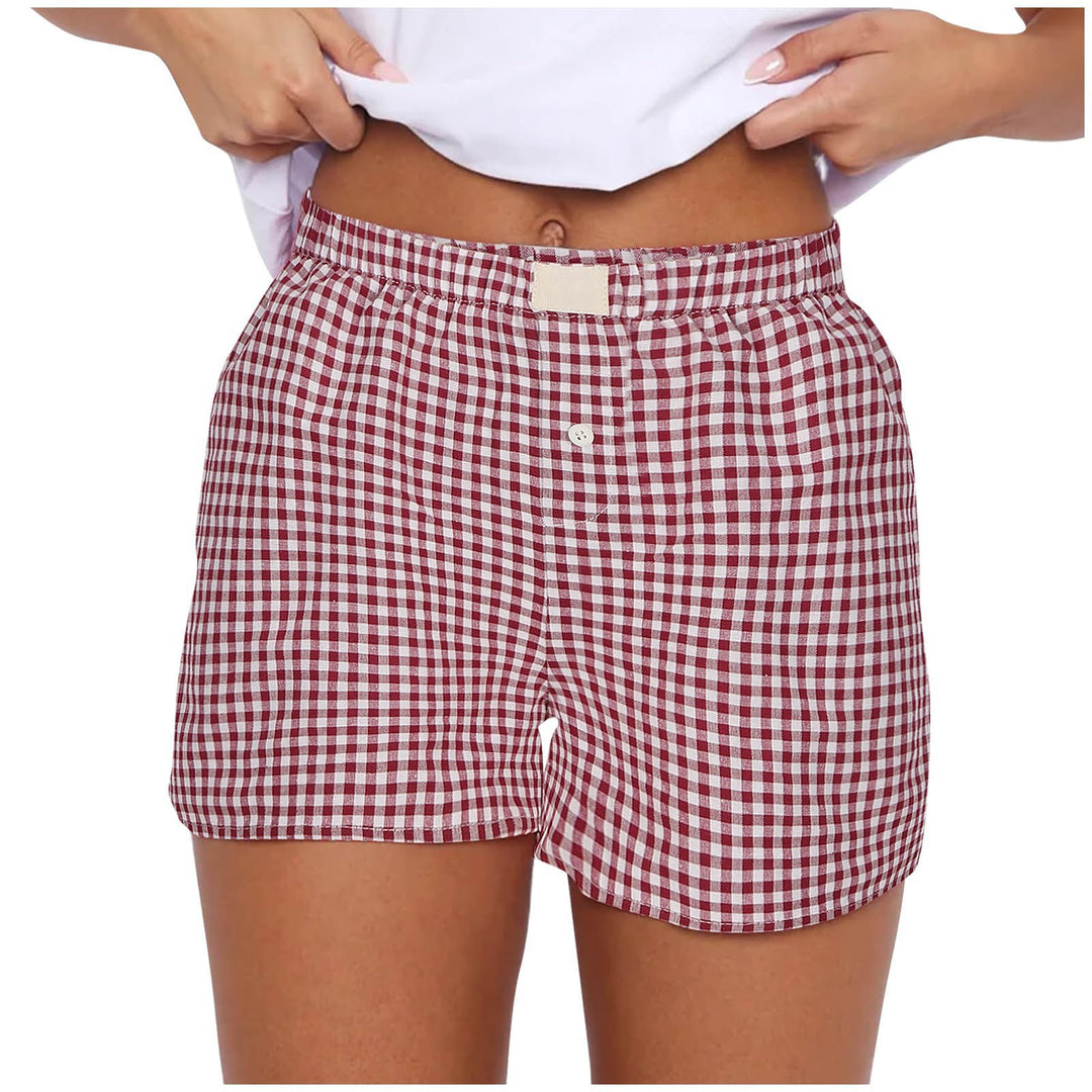 Damen lässige Karohose R&B