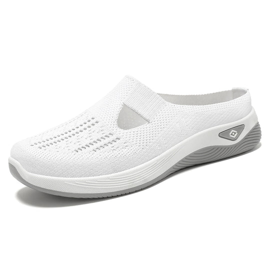Damen Slip-On Freizeitschuhe mit atmungsaktivem Obermaterial und rutschfester Sohle R&B