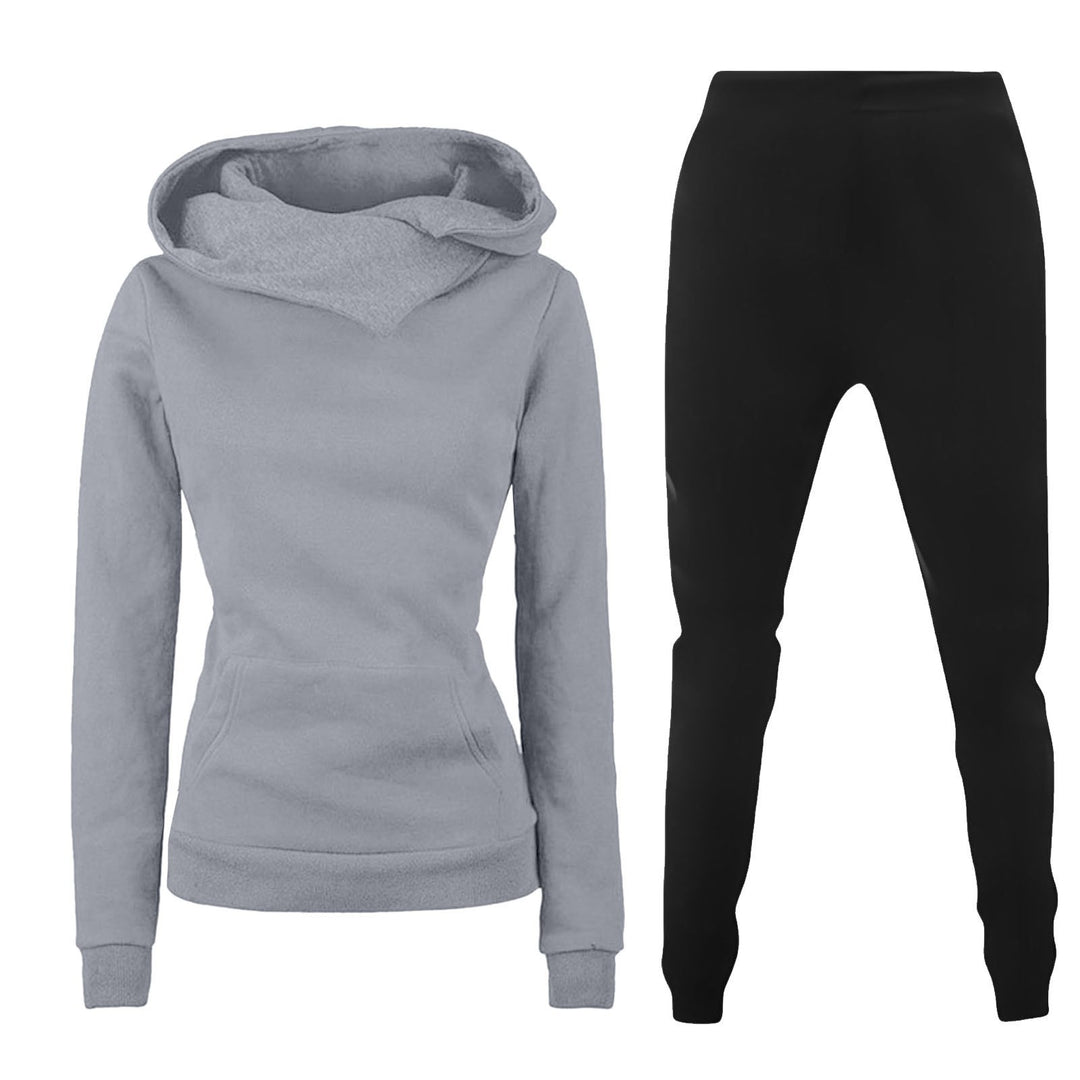 Damen Kapuzenpullover und Sporthose Kombination R&B