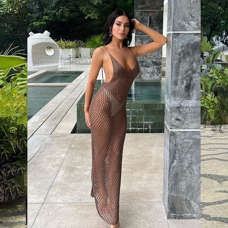 Damen eleganter Häkel-Strandwidder R&B