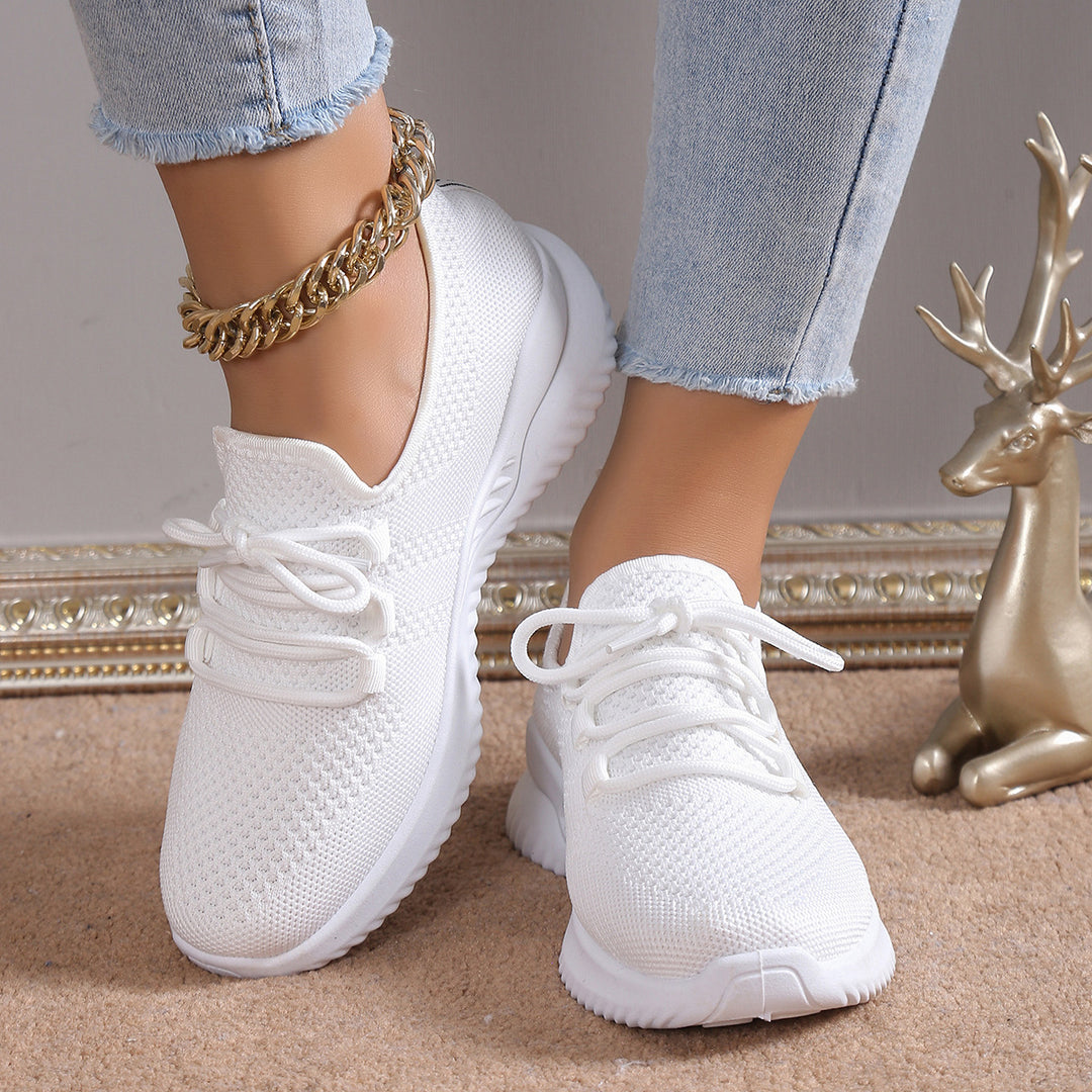 Damen Atmungsaktive Sport-Sneaker mit elastischem Mesh-Obermaterial R&B