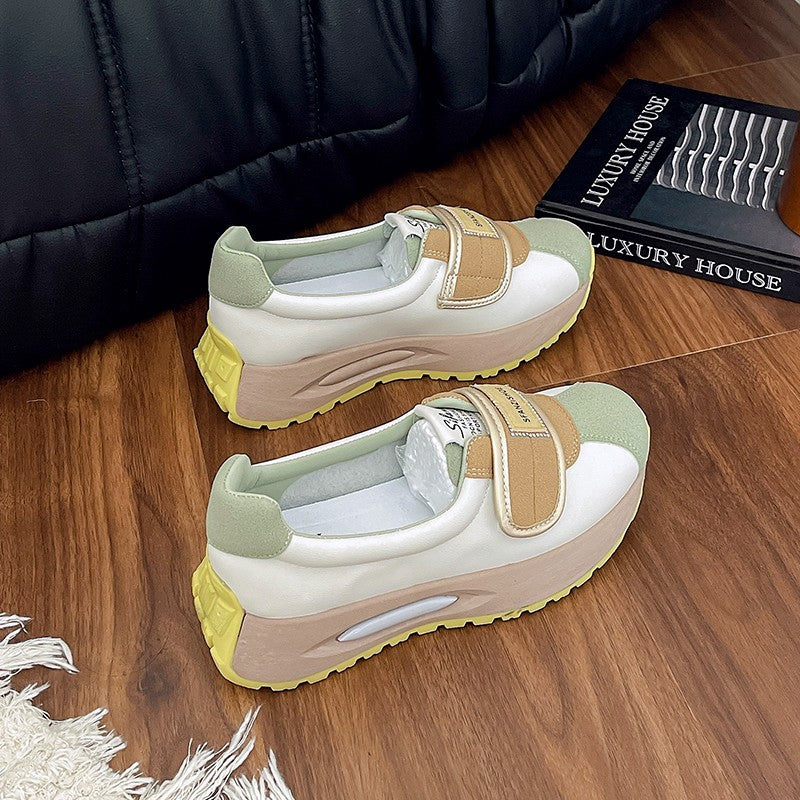 Damen Modische Sneakers im trendigen Plateau-Design R&B