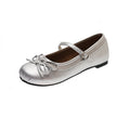 Damen Ballerinas mit elegantem Schnallen-Design und glitzerndem Obermaterial R&B